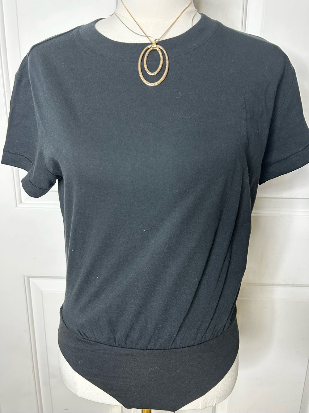 (size XS) Nuuds Soft Cotton
Everyday T-Shirt Bodysuit - Picture 6 of 10